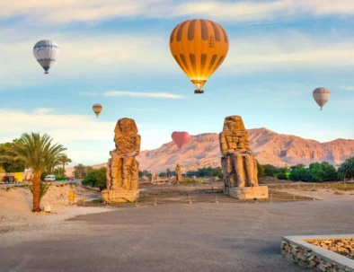 Excursion au départ dHurghada Balade en montgolfière à Louxor